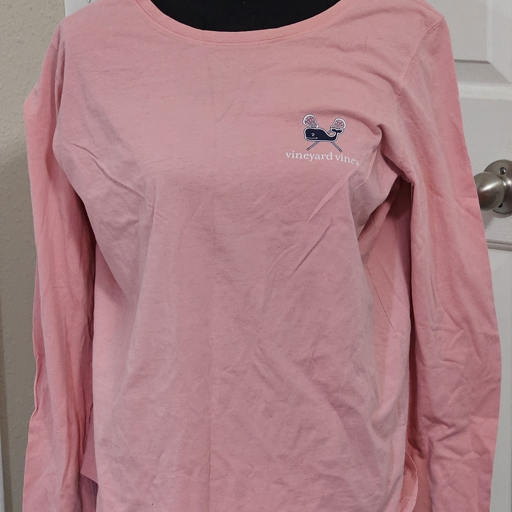 Vineyard Vines Pink Long Sleeve Tee